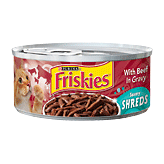 Friskies  savory shreds with beef in gravy Full-Size Picture